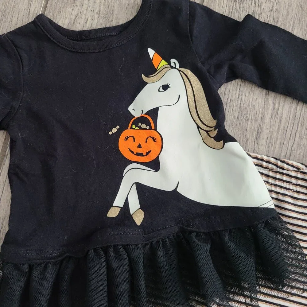🏷 3/$15 or 5/$20 Carter’s Baby Girls 2-Piece Halloween Unicorn Outfit Size 3M